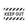「KEEP OUT」のアイコン