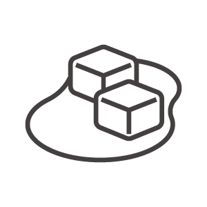 解ける氷のアイコン