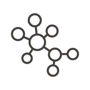 分子構造のアイコン