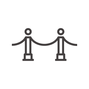 イベントなどの仕切りのアイコン