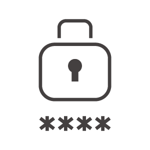 PIN／ログインのアイコン