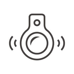 忘れ物防止タグ／スマートタグのアイコン