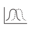 波のグラフのアイコン