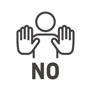 セールスお断りのアイコン