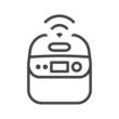 スマート家電（炊飯器）のアイコン