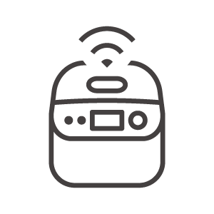 スマート家電（炊飯器）のアイコン