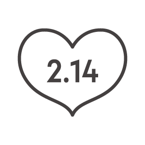 バレンタインデーのアイコン