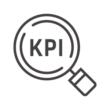 KPI（重要業績評価指標）のアイコン