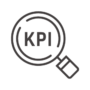 KPI（重要業績評価指標）のアイコン