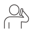 電話／通話のアイコン