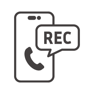 スマホの通話録音のアイコン